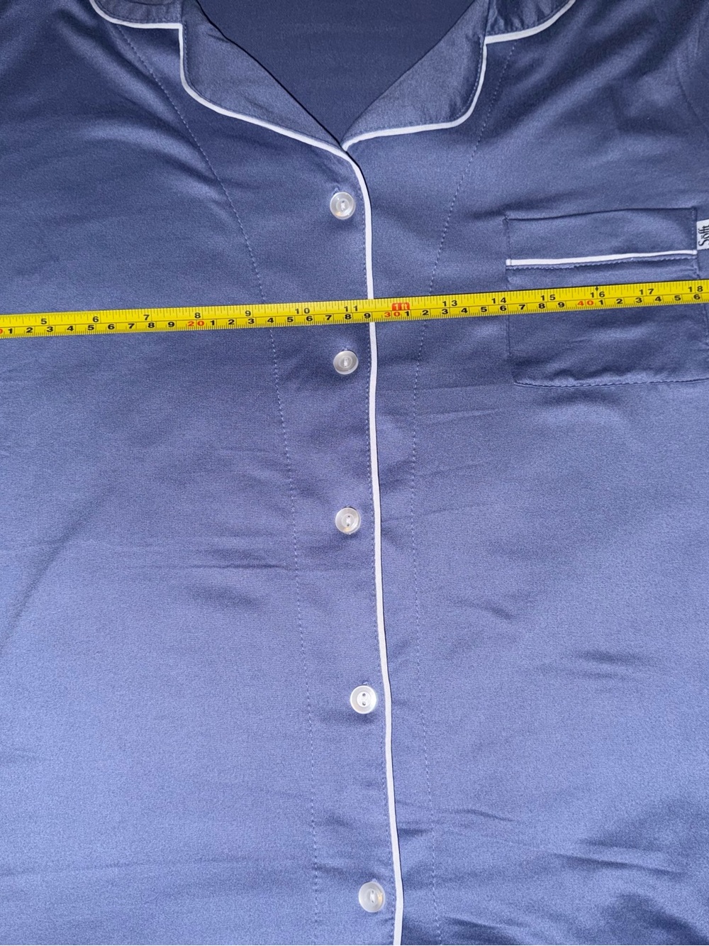 Sofft Periwinkle Comfy Cozy Size Large Pajama Pants & Long Sleeve Button Top Set - Picture 10 of 10